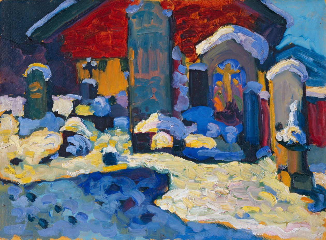 Kochel – cmentarz autorstwa Wassily Kandinsky