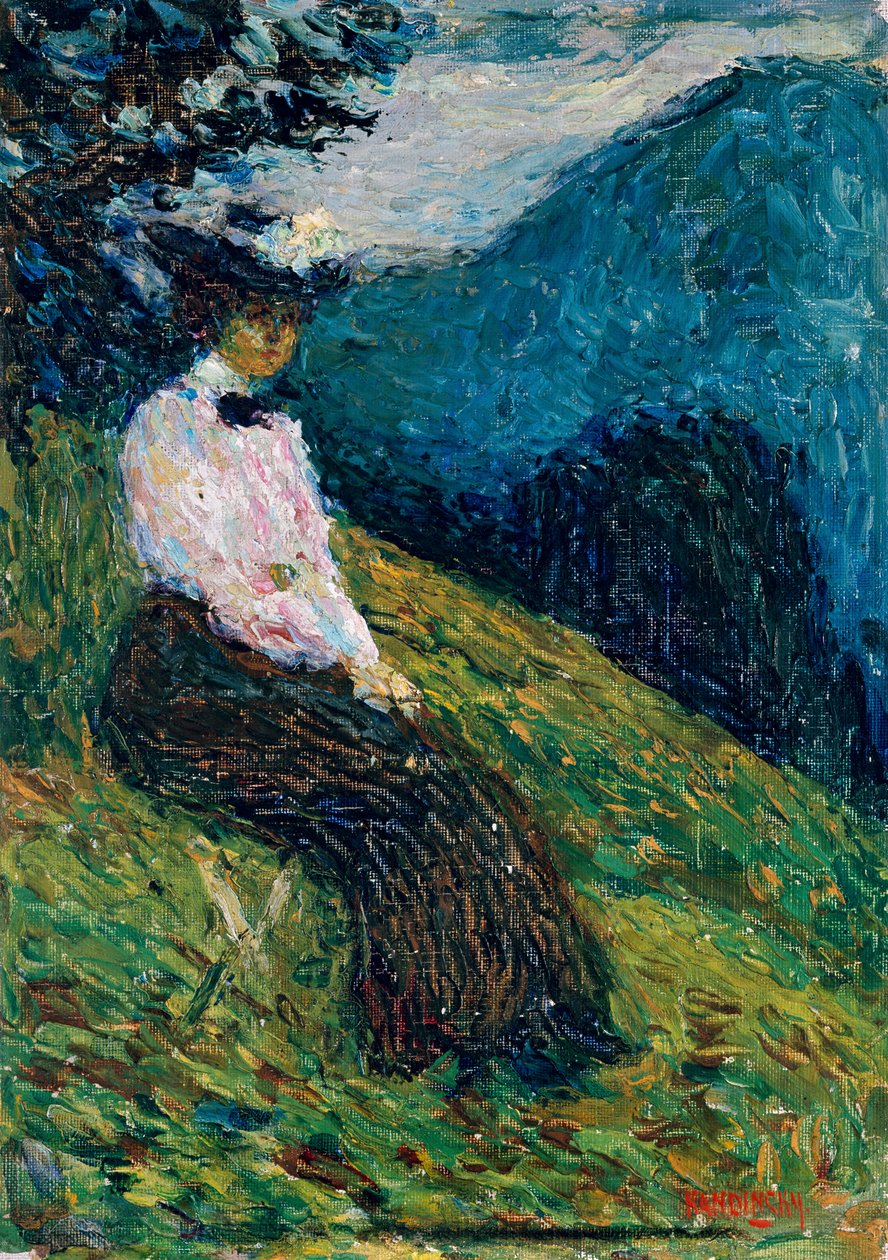 Kochel – Gabriele Münter autorstwa Wassily Kandinsky