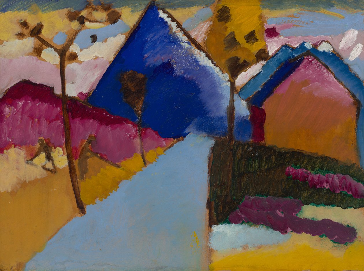 Kochel - Prosta ulica autorstwa Wassily Kandinsky