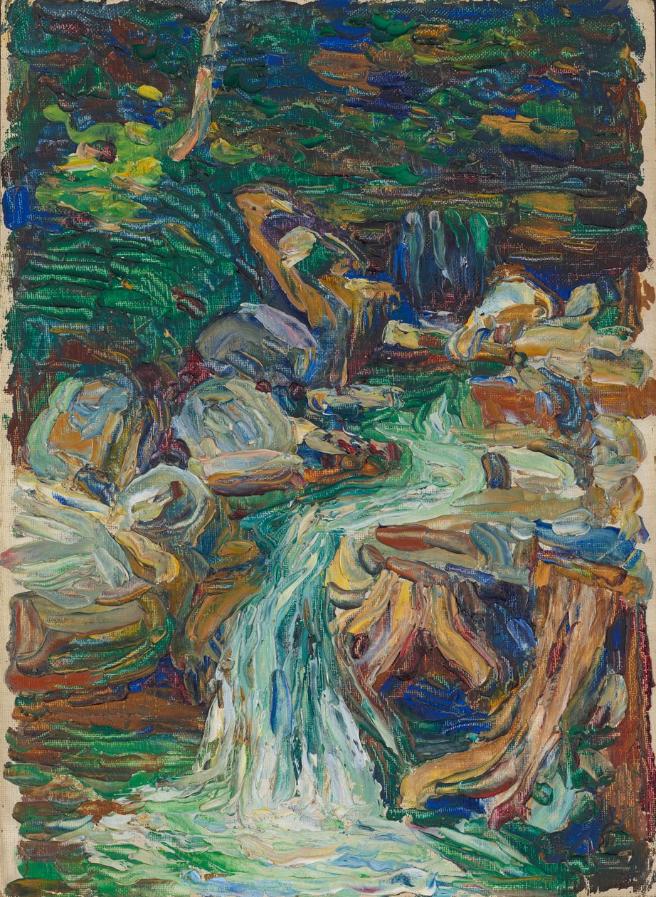 Kochel – Wodospad II autorstwa Wassily Kandinsky