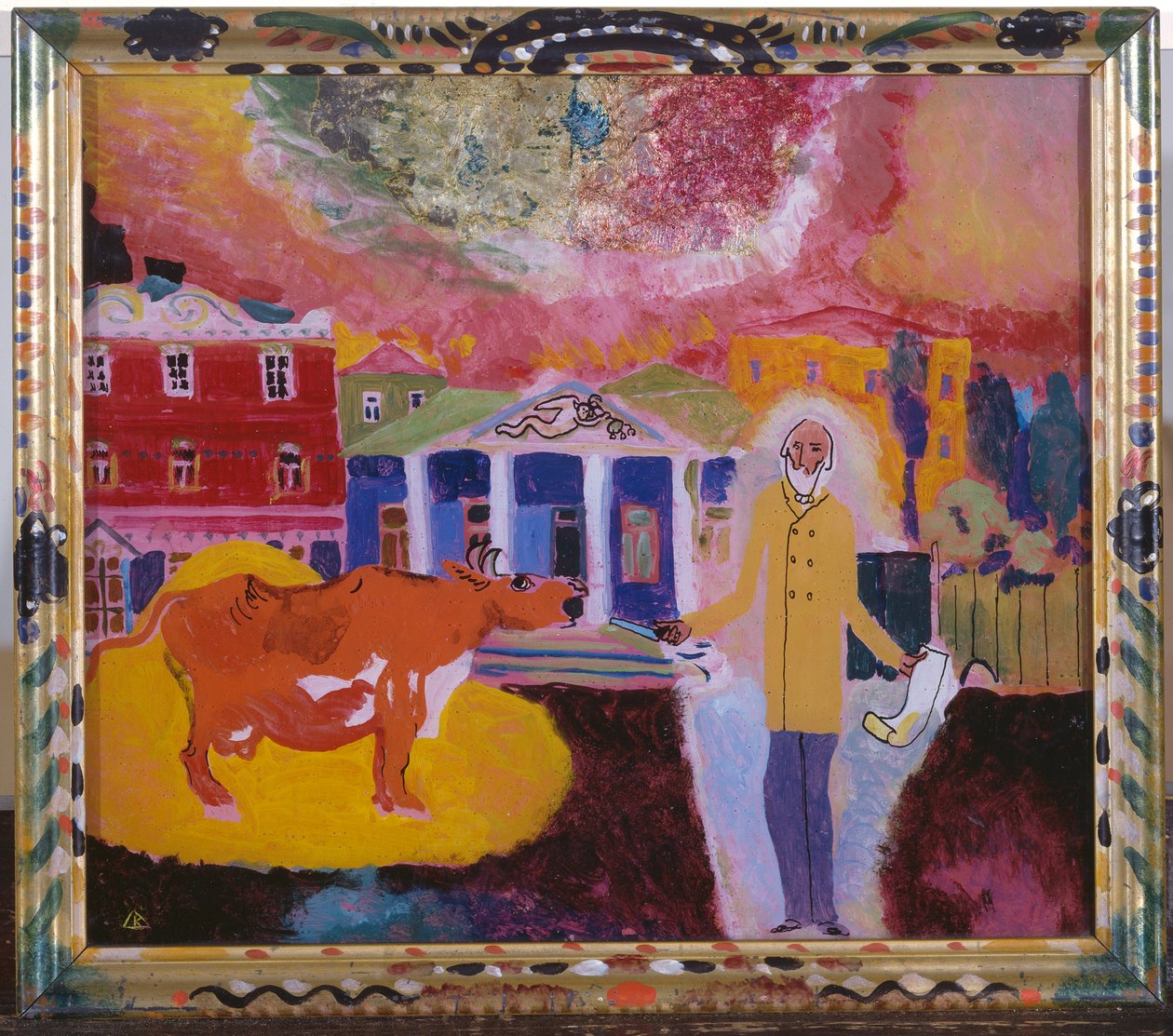 Krowa w Moskwie autorstwa Wassily Kandinsky
