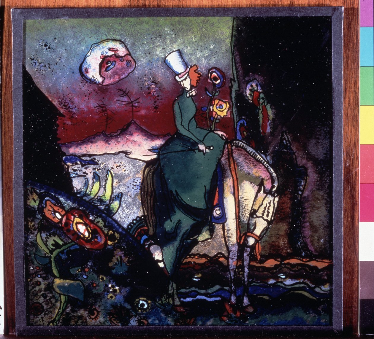"Amazonia"" Obraz na drewnie Wasilija Kandinsky