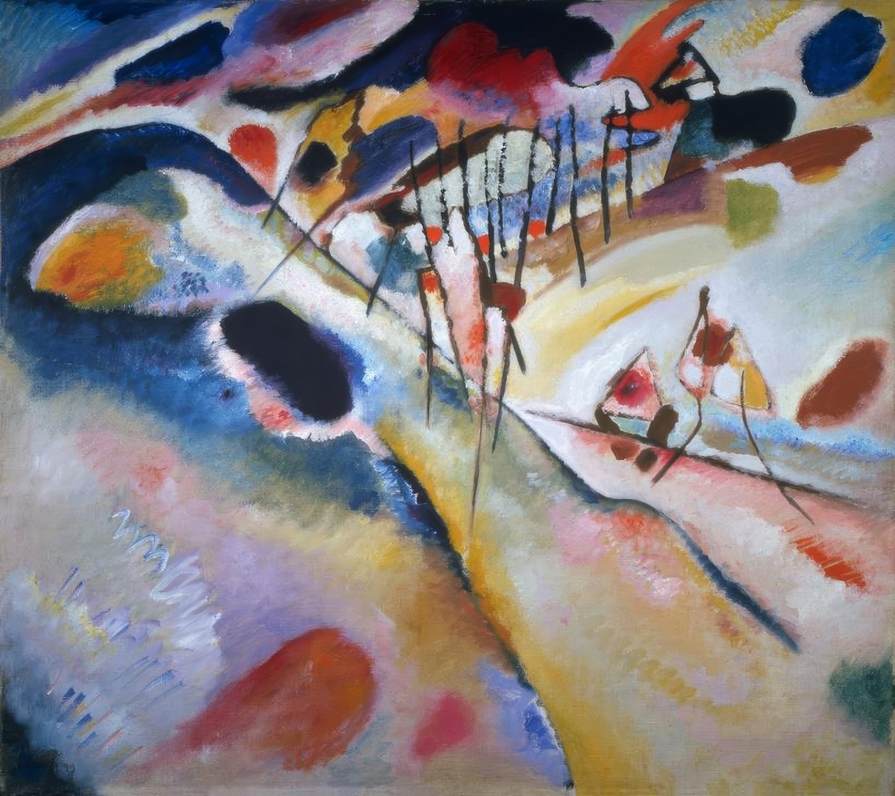 Krajobraz autorstwa Wassily Kandinsky