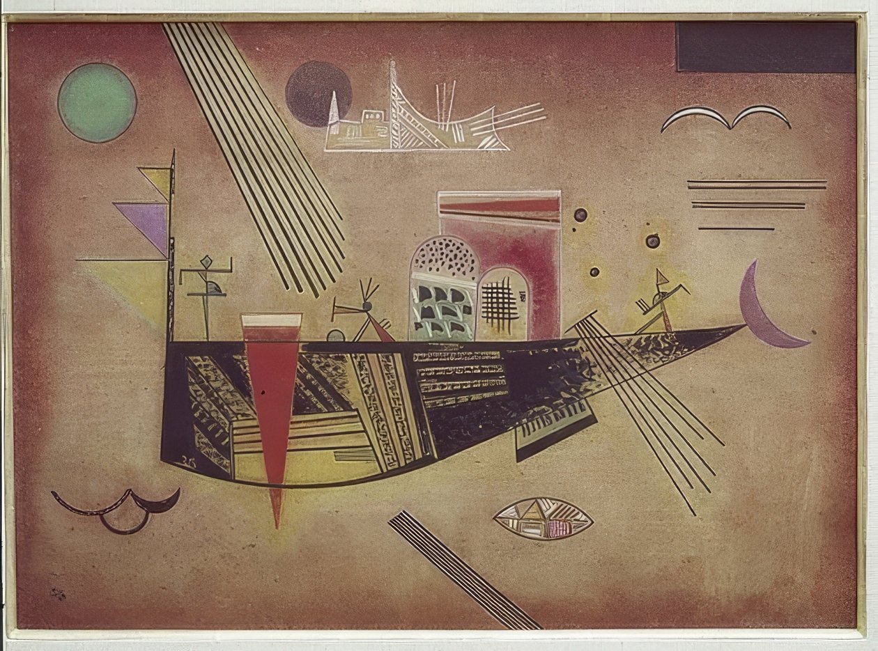 Moody. 1930 autorstwa Wassily Kandinsky