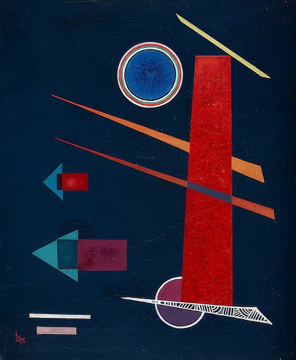 Potężna czerwień 1928 autorstwa Wassily Kandinsky