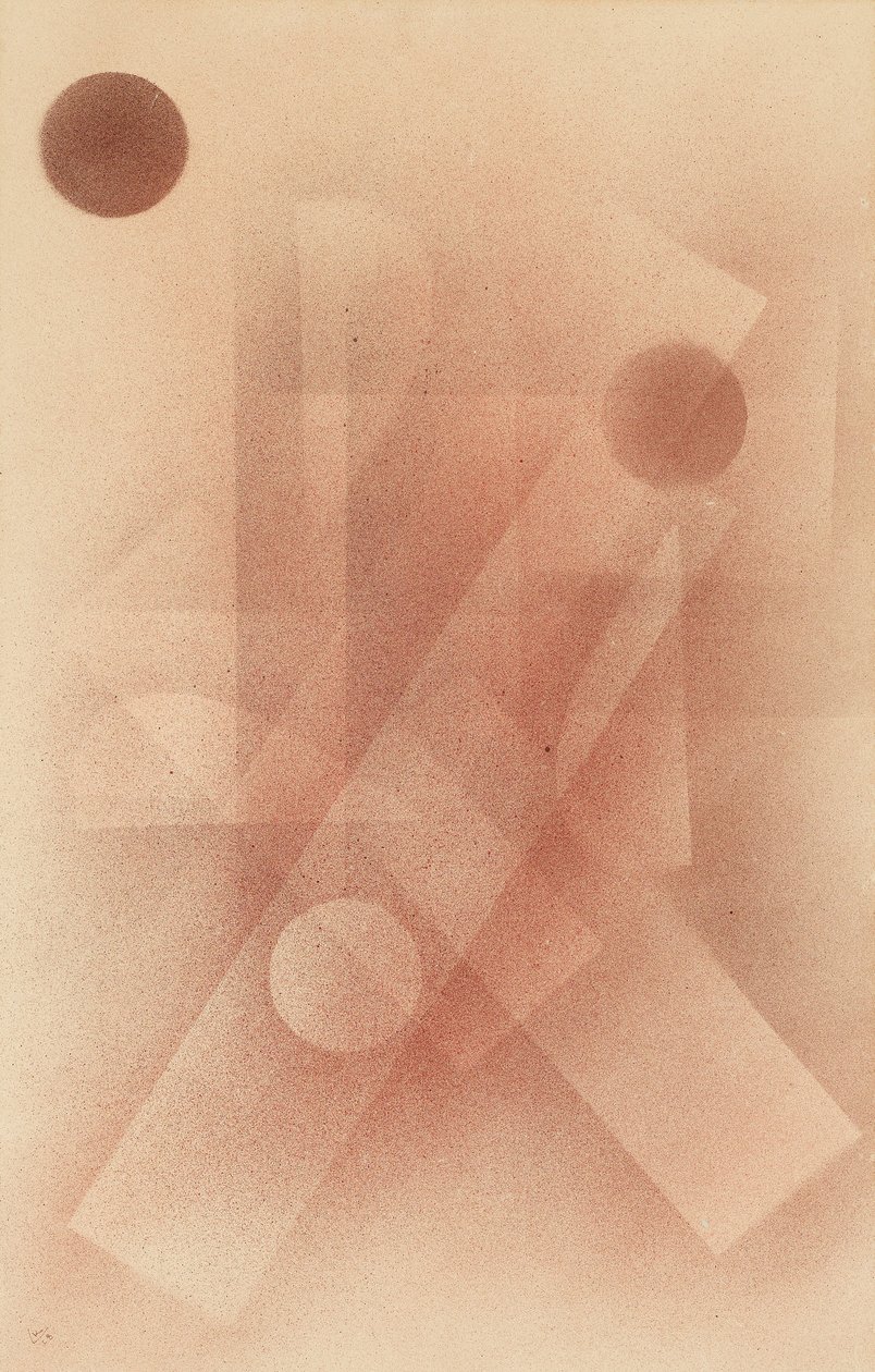 Delikatny róż, 1928 autorstwa Wassily Kandinsky