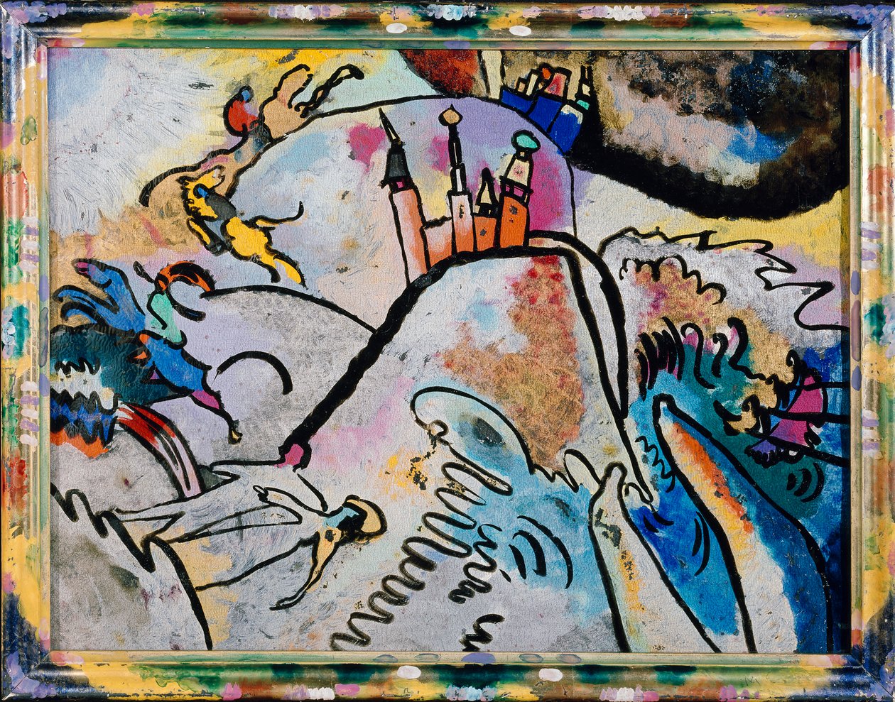 Ze słońcem autorstwa Wassily Kandinsky