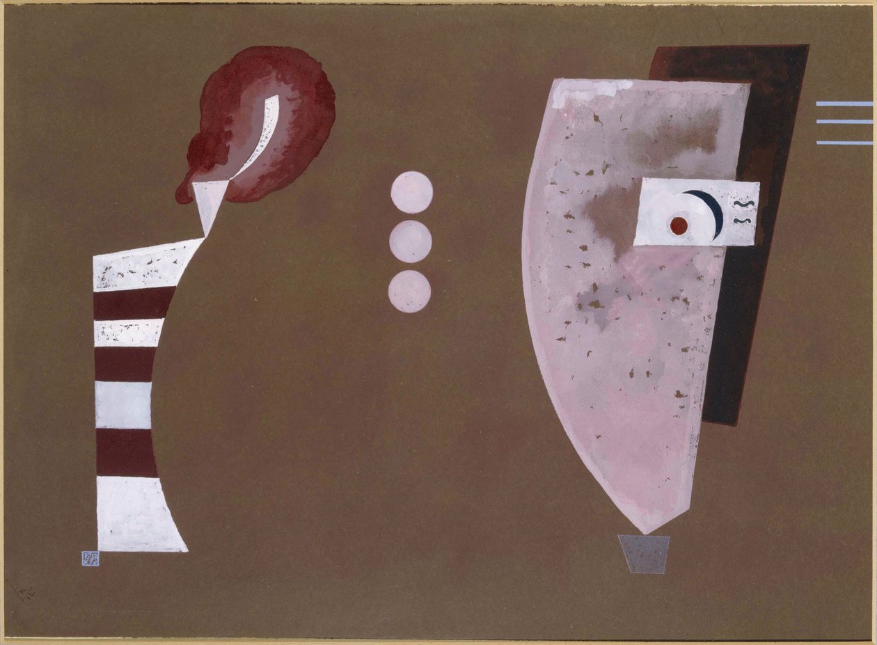 „Mitten Kreise” (środek koła) – obraz Wasilija Kandinskiego (lub Wassily Kandinski lub Kandinskij autorstwa Wassily Kandinsky