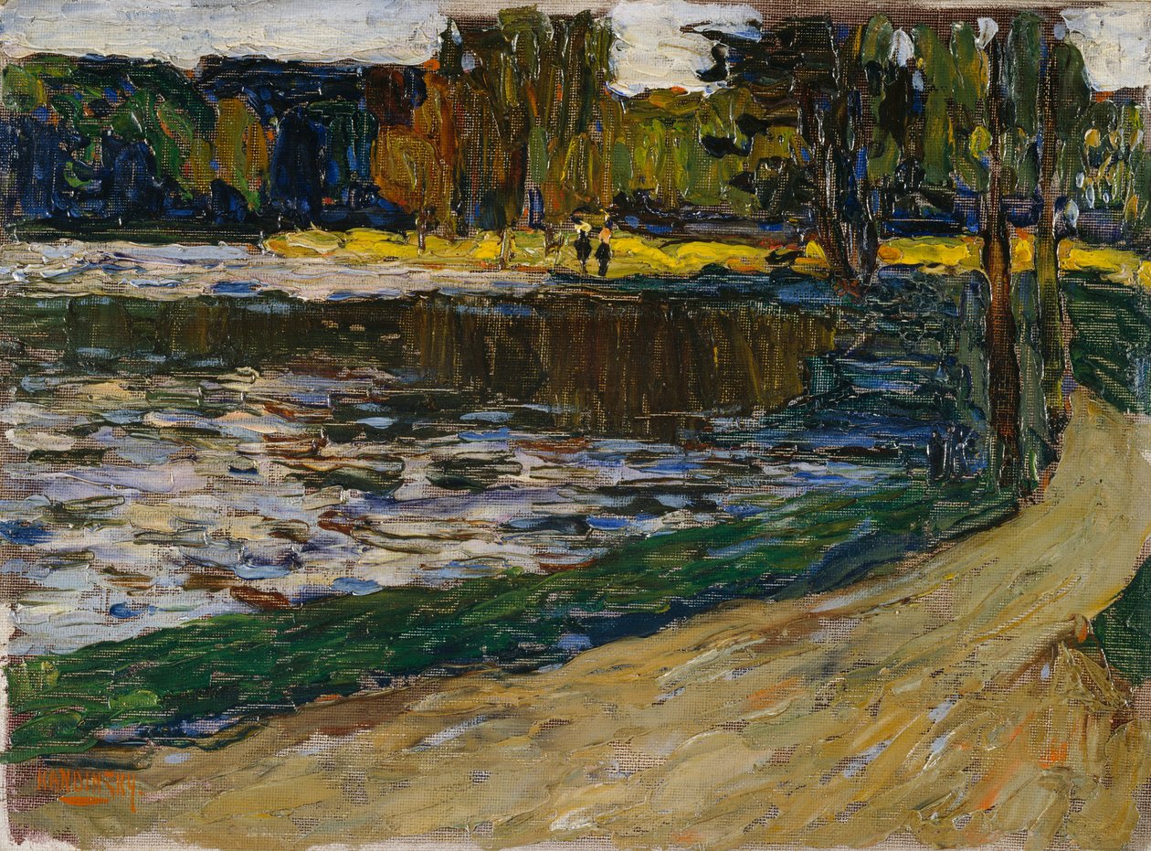 Monachium - Ogród Angielski autorstwa Wassily Kandinsky