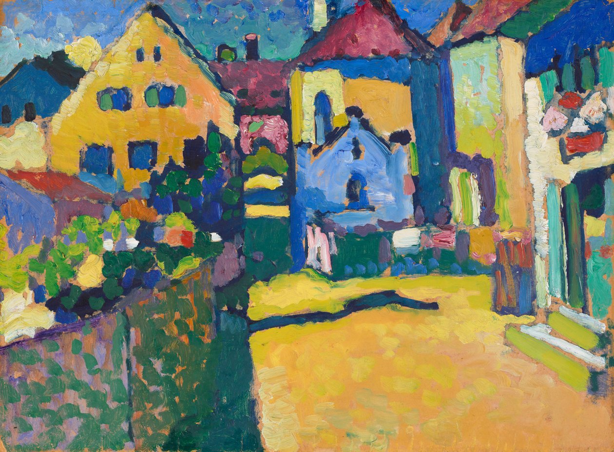 Murnau – Grüngasse autorstwa Wassily Kandinsky