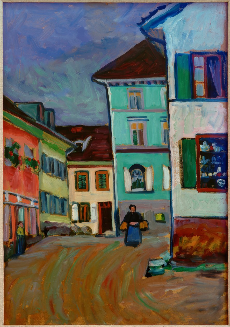 Murnau - Johannisstrasse autorstwa Wassily Kandinsky