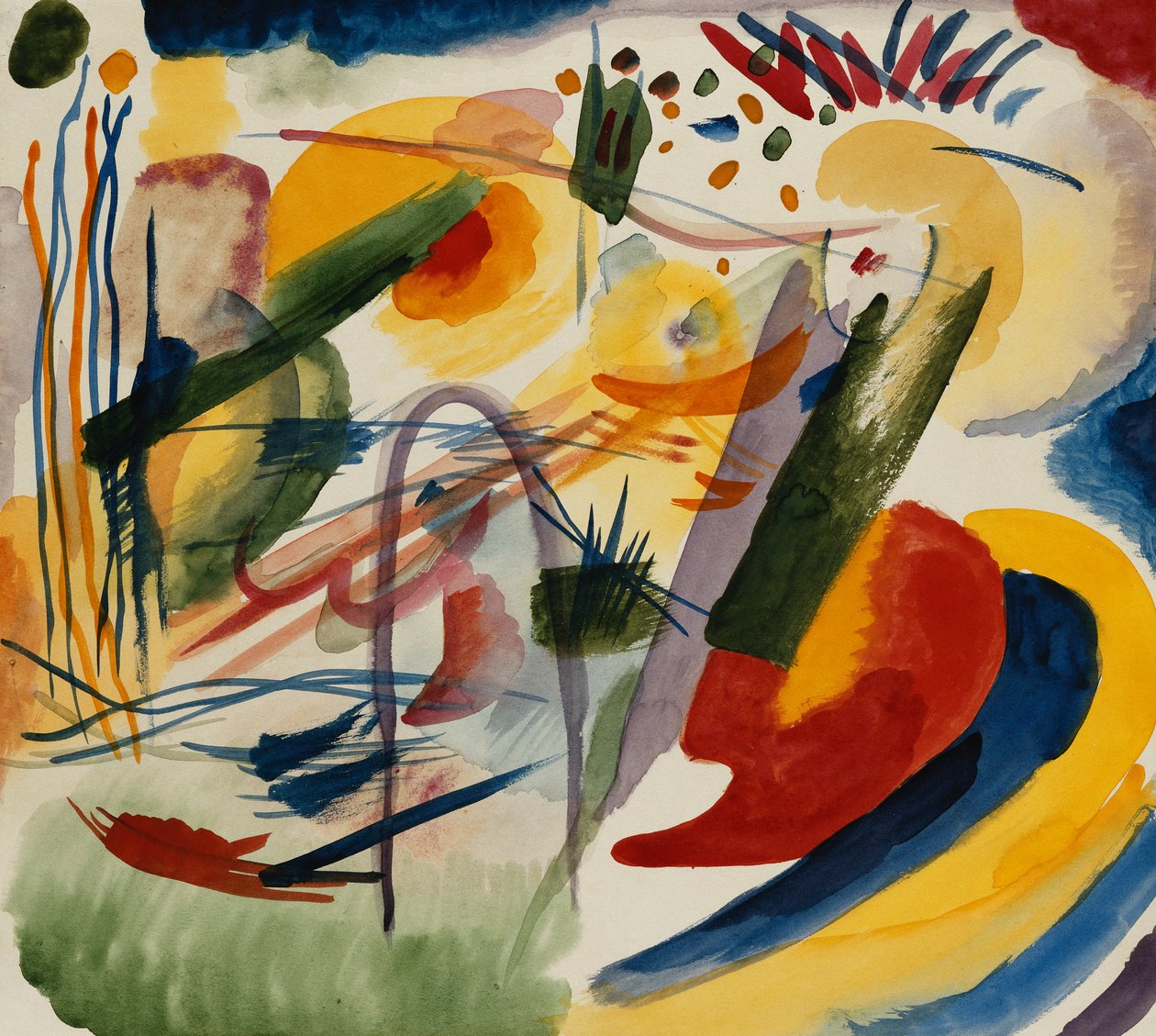Bez tytułu; Nieuprawny autorstwa Wassily Kandinsky