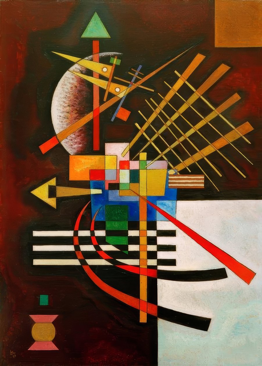 Powyżej i po lewej autorstwa Wassily Kandinsky
