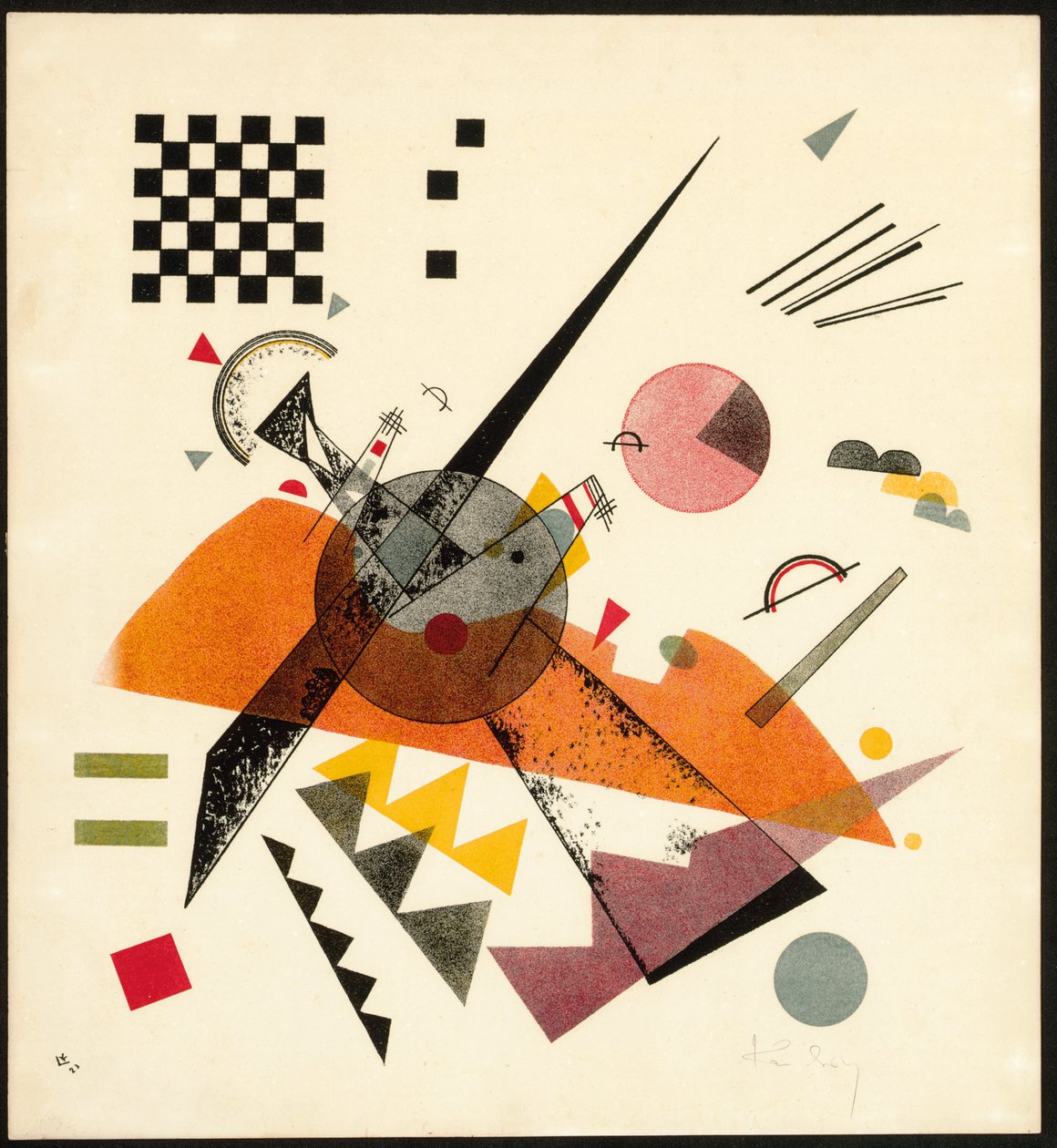 Pomarańczowy (R.180) autorstwa Wassily Kandinsky