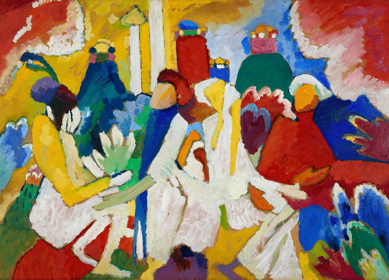 Orientalny, 1909. autorstwa Wassily Kandinsky