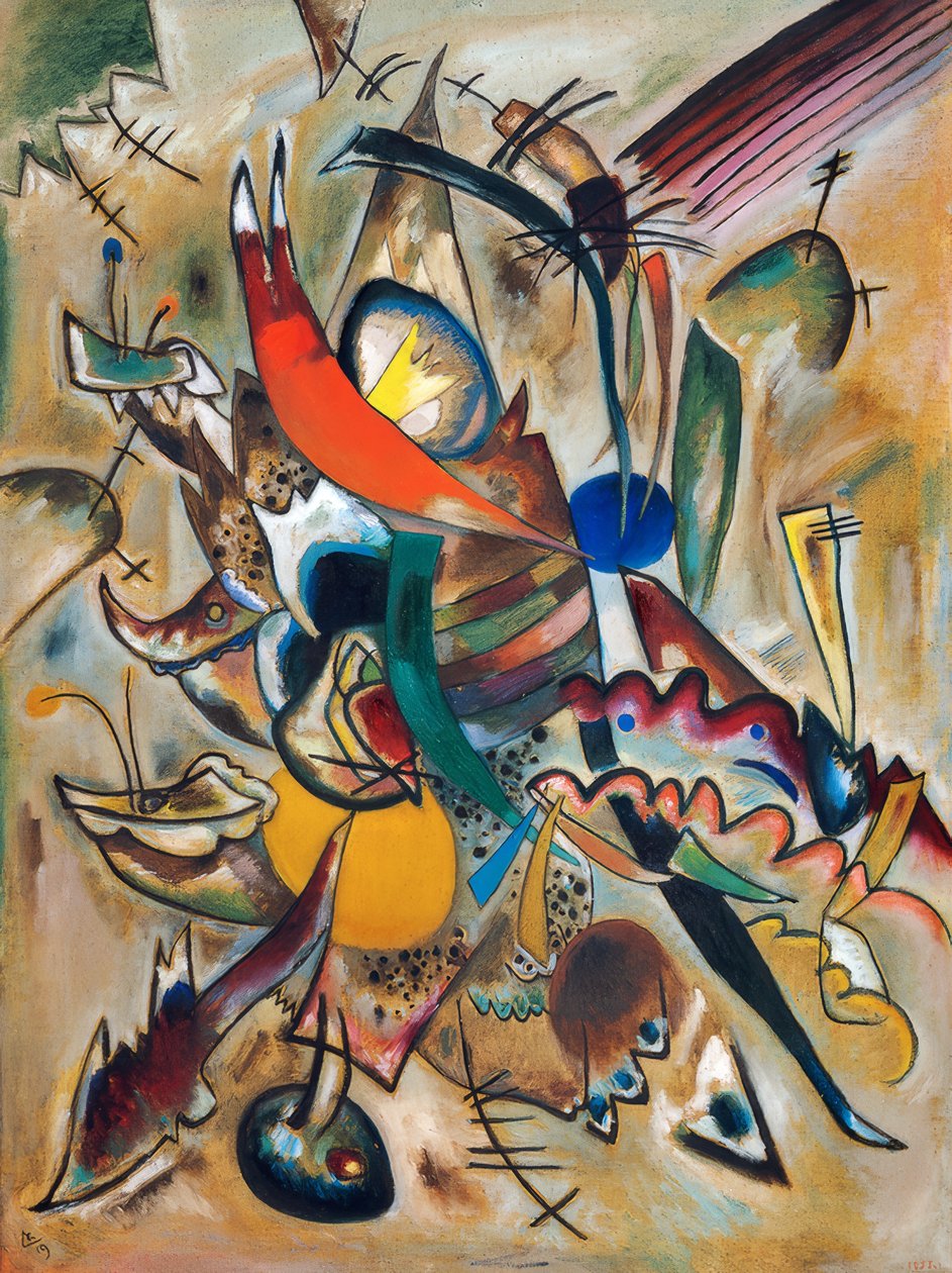 Malowanie punktami autorstwa Wassily Kandinsky