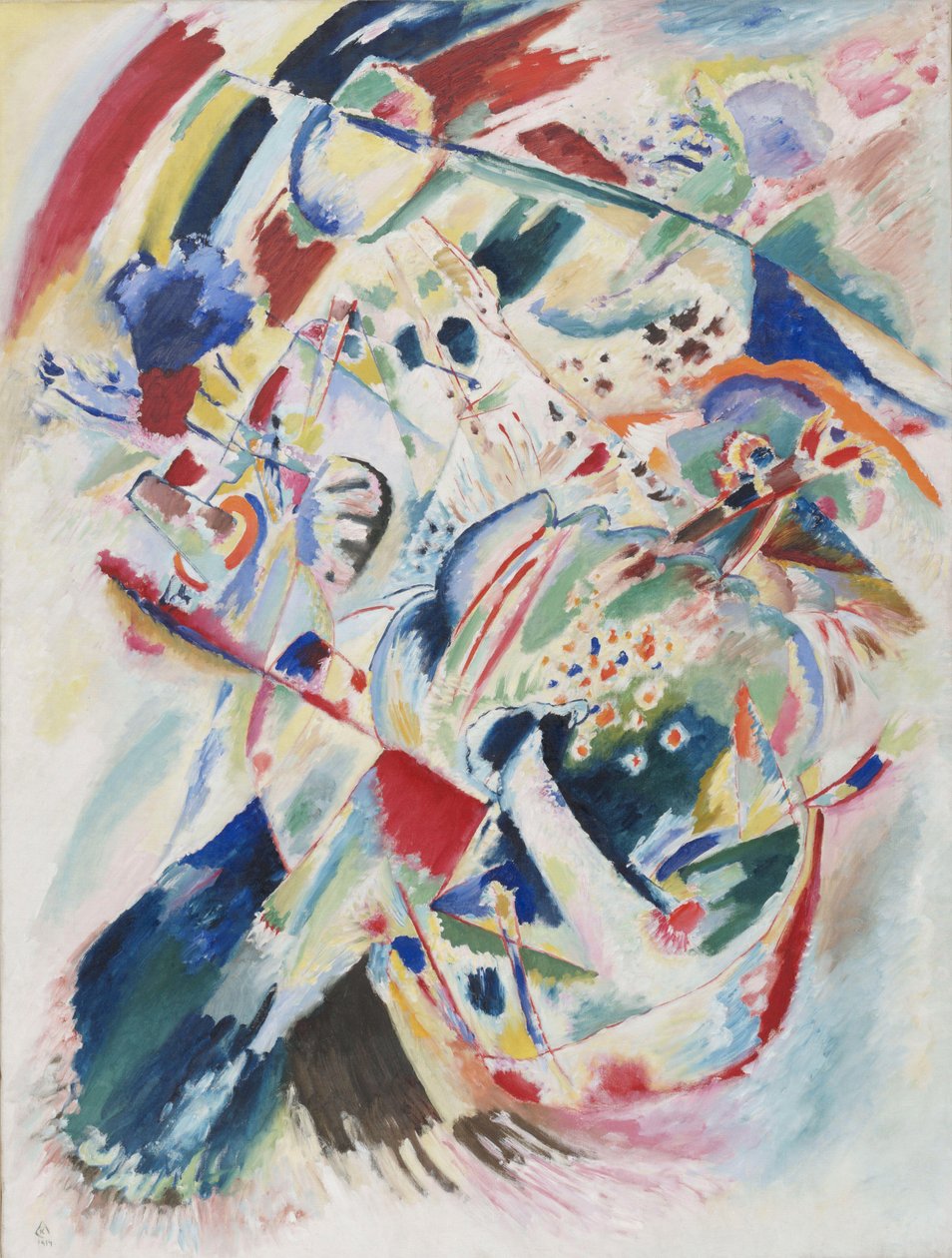 „Panel dla Edwina R Campbella N 4”” Obraz Vassily Kandinsky autorstwa Wassily Kandinsky