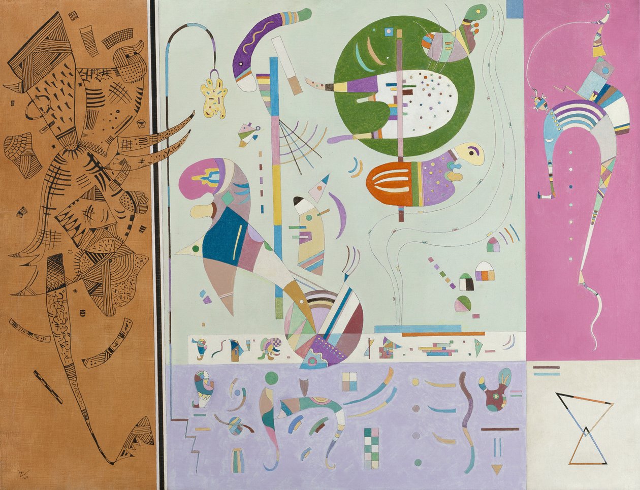 Różne części autorstwa Wassily Kandinsky