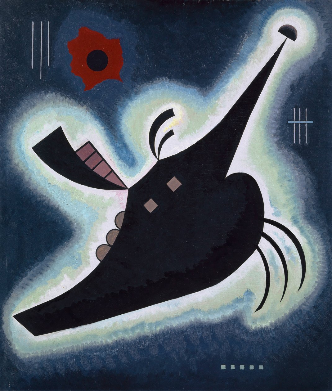 Spiczasty czarny, 1931. autorstwa Wassily Kandinsky