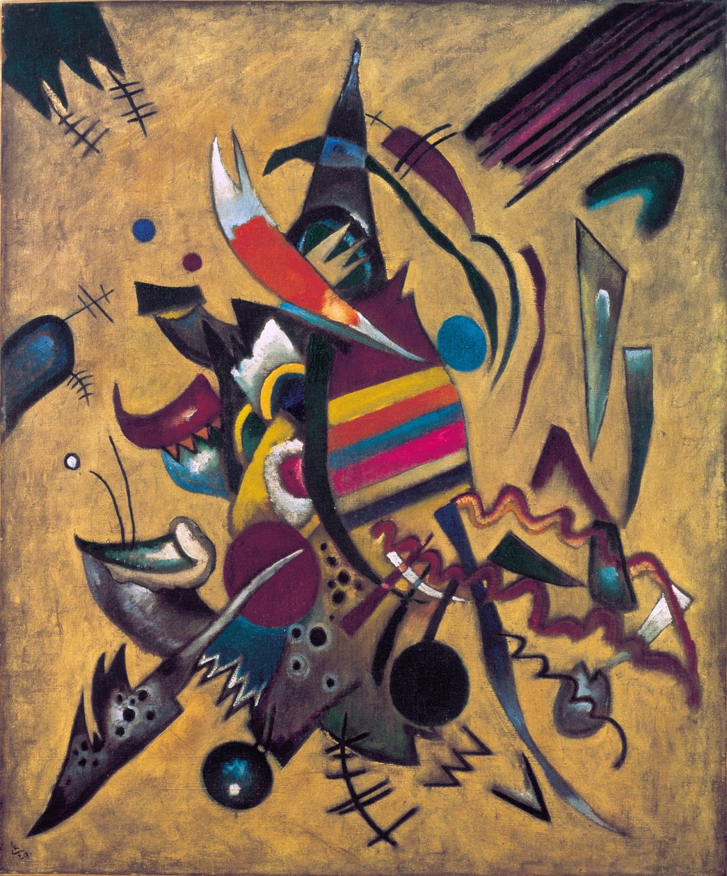 Obraz „Punkty” autorstwa Wasilija Kandinsky