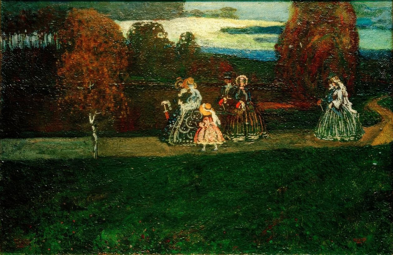 Promenada autorstwa Wassily Kandinsky