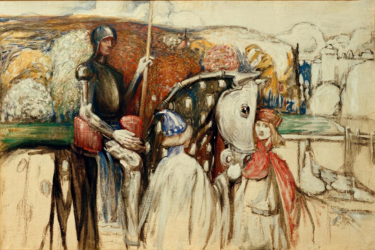 Podróżnik Rycerz autorstwa Wassily Kandinsky