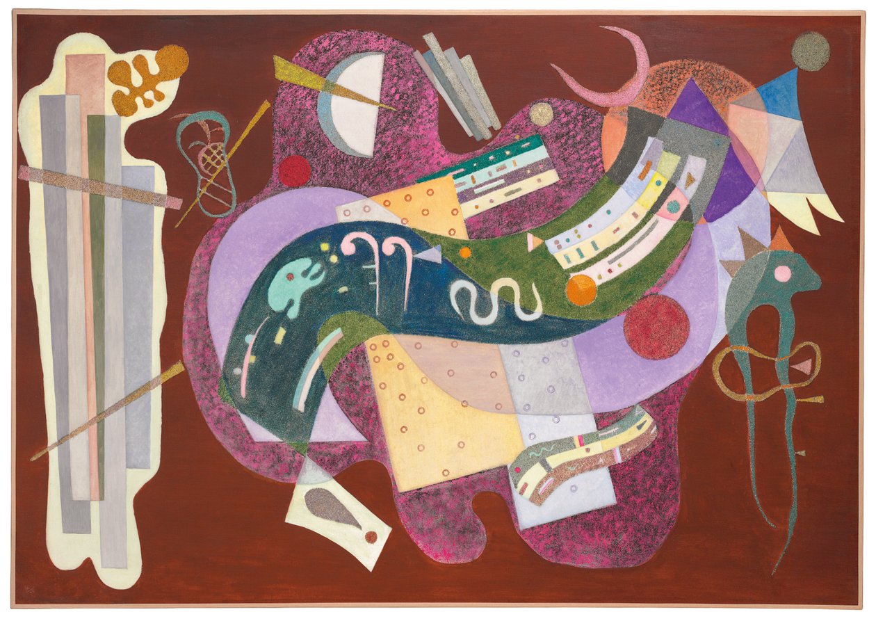 Sztywne i zakrzywione autorstwa Wassily Kandinsky