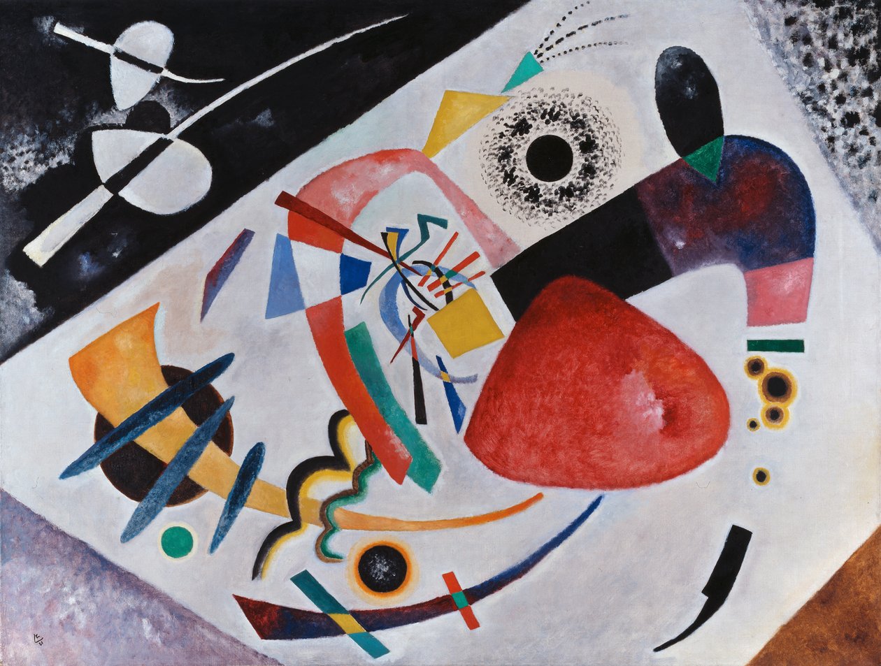 Czerwona plama II autorstwa Wassily Kandinsky
