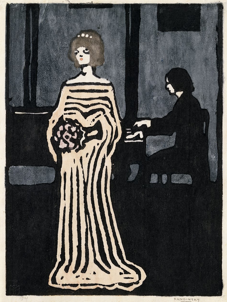 Sangerin autorstwa Wassily Kandinsky