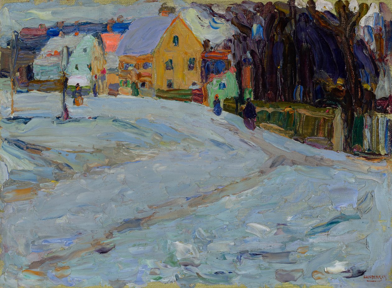 Schwabing - Nikolaiplatz autorstwa Wassily Kandinsky