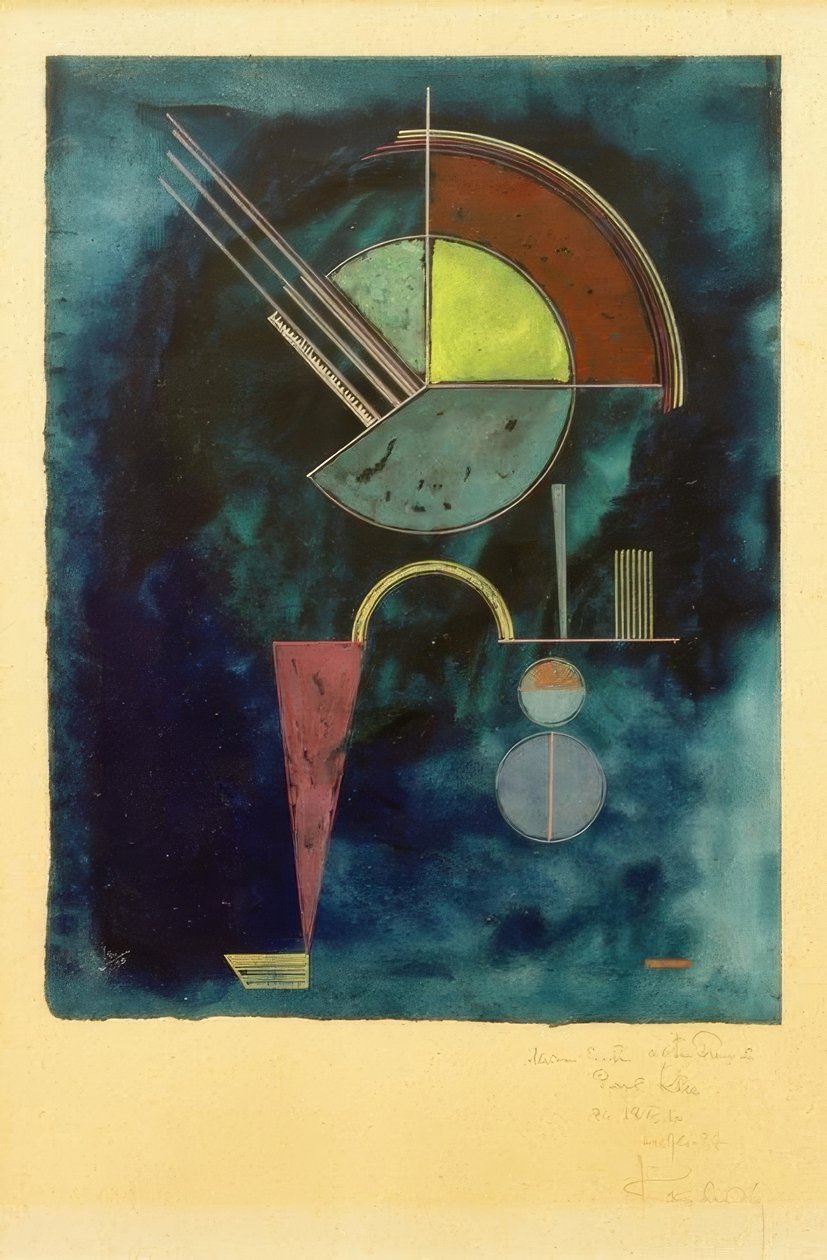 Słabe wsparcie autorstwa Wassily Kandinsky