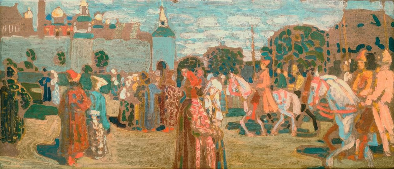 Szkic na niedzielę (starorosyjski) autorstwa Wassily Kandinsky