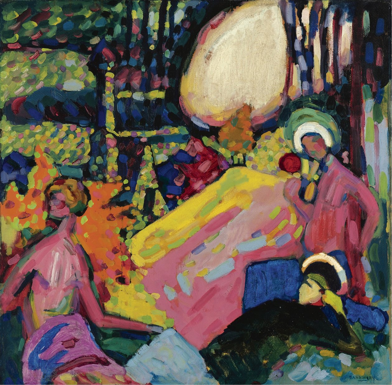 "Biały dźwięk" Obraz Wasilija Kandinsky