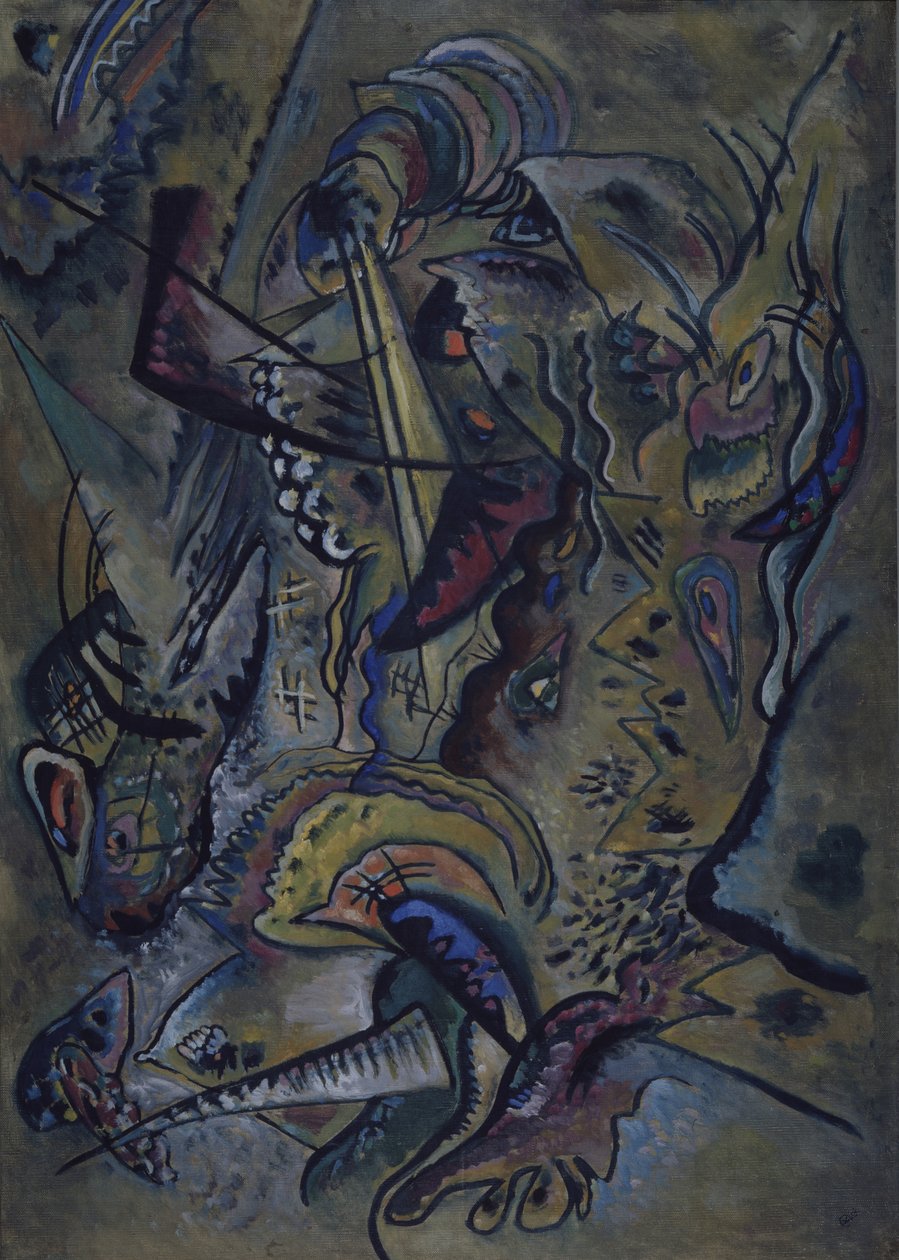 Południe, 1917 autorstwa Wassily Kandinsky