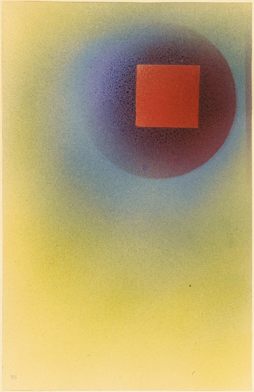Kwadrat w kole autorstwa Wassily Kandinsky