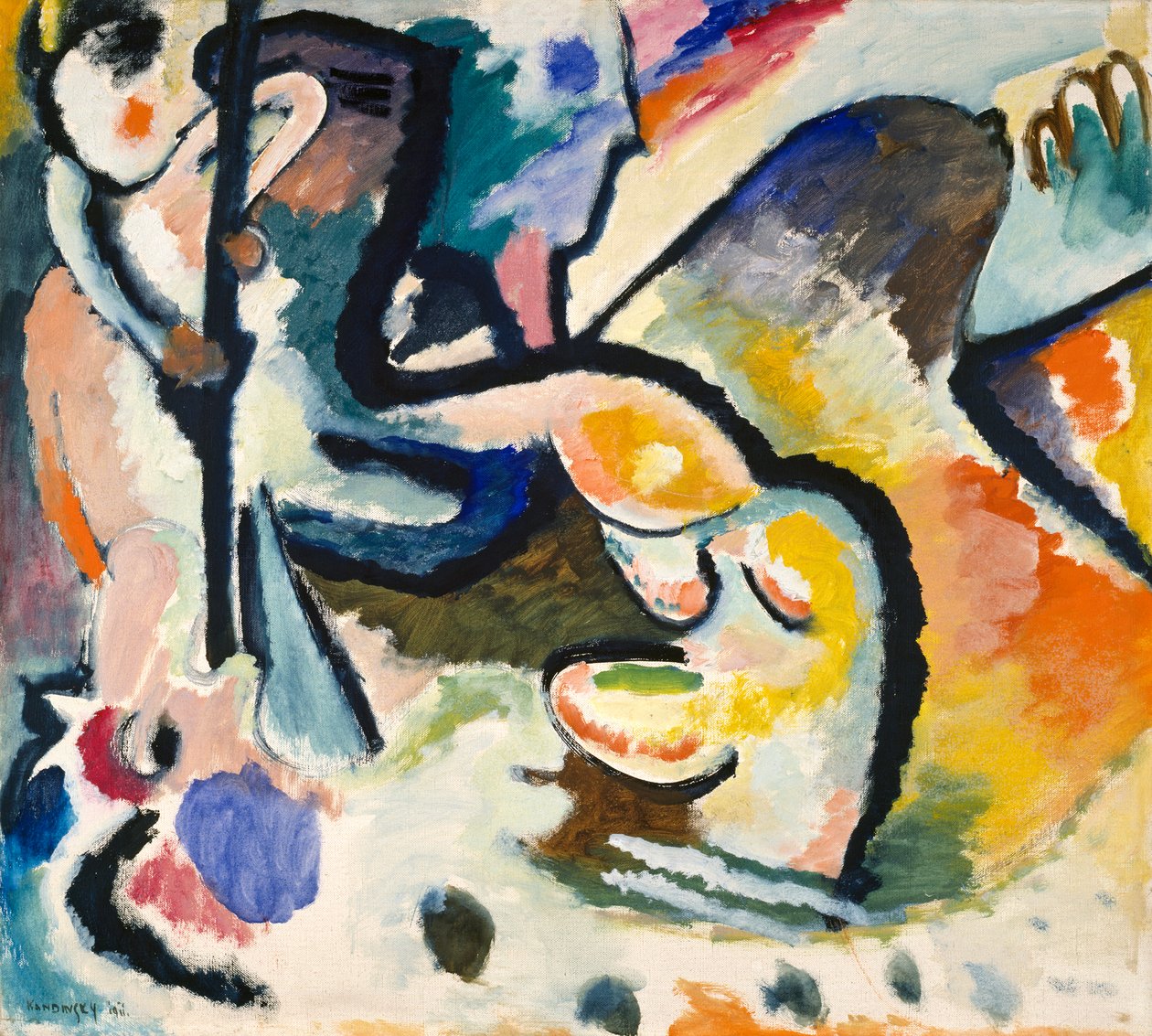 Św. Jerzy III autorstwa Wassily Kandinsky