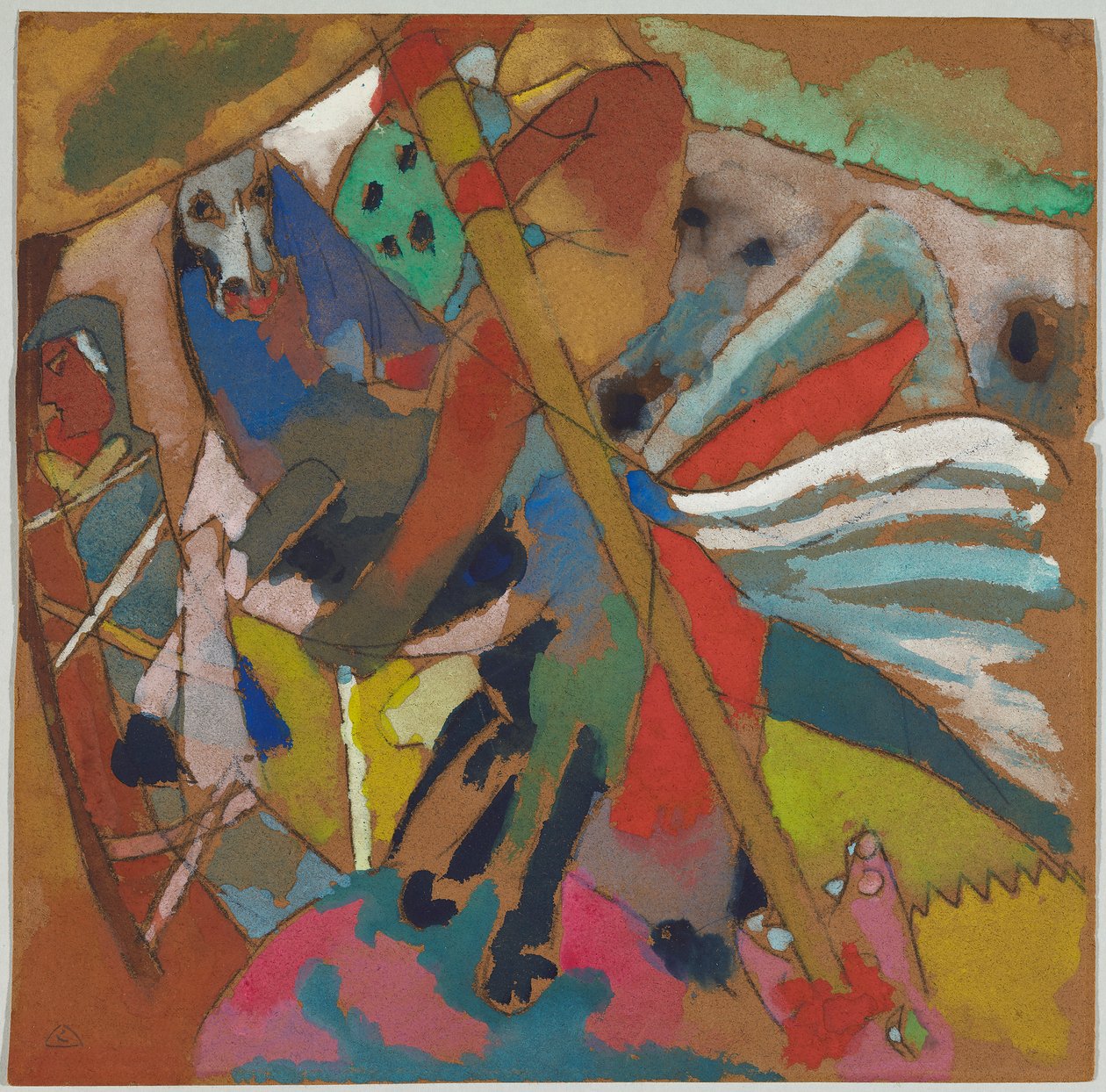 St. Georg II autorstwa Wassily Kandinsky