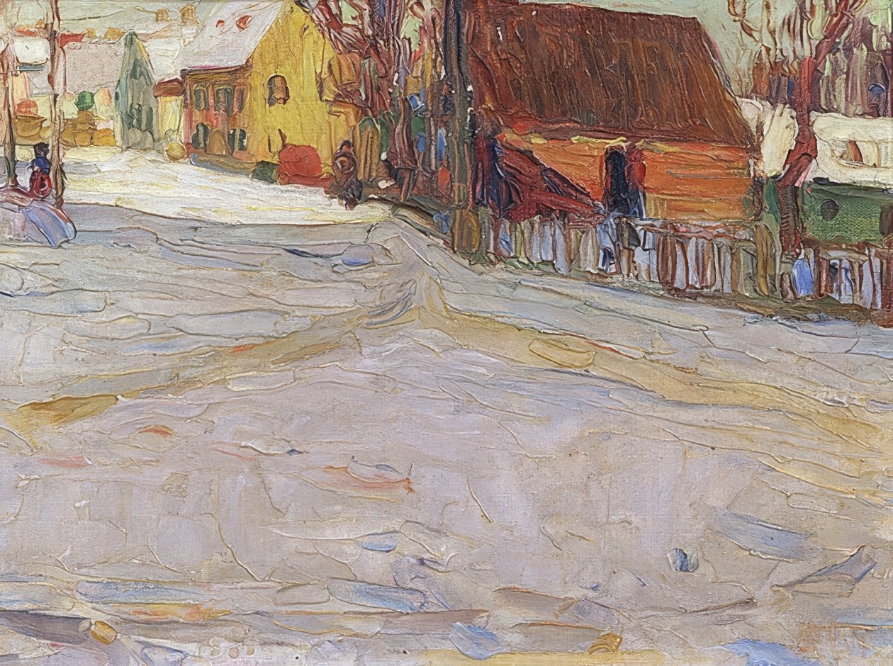 Miejski krajobraz autorstwa Wassily Kandinsky
