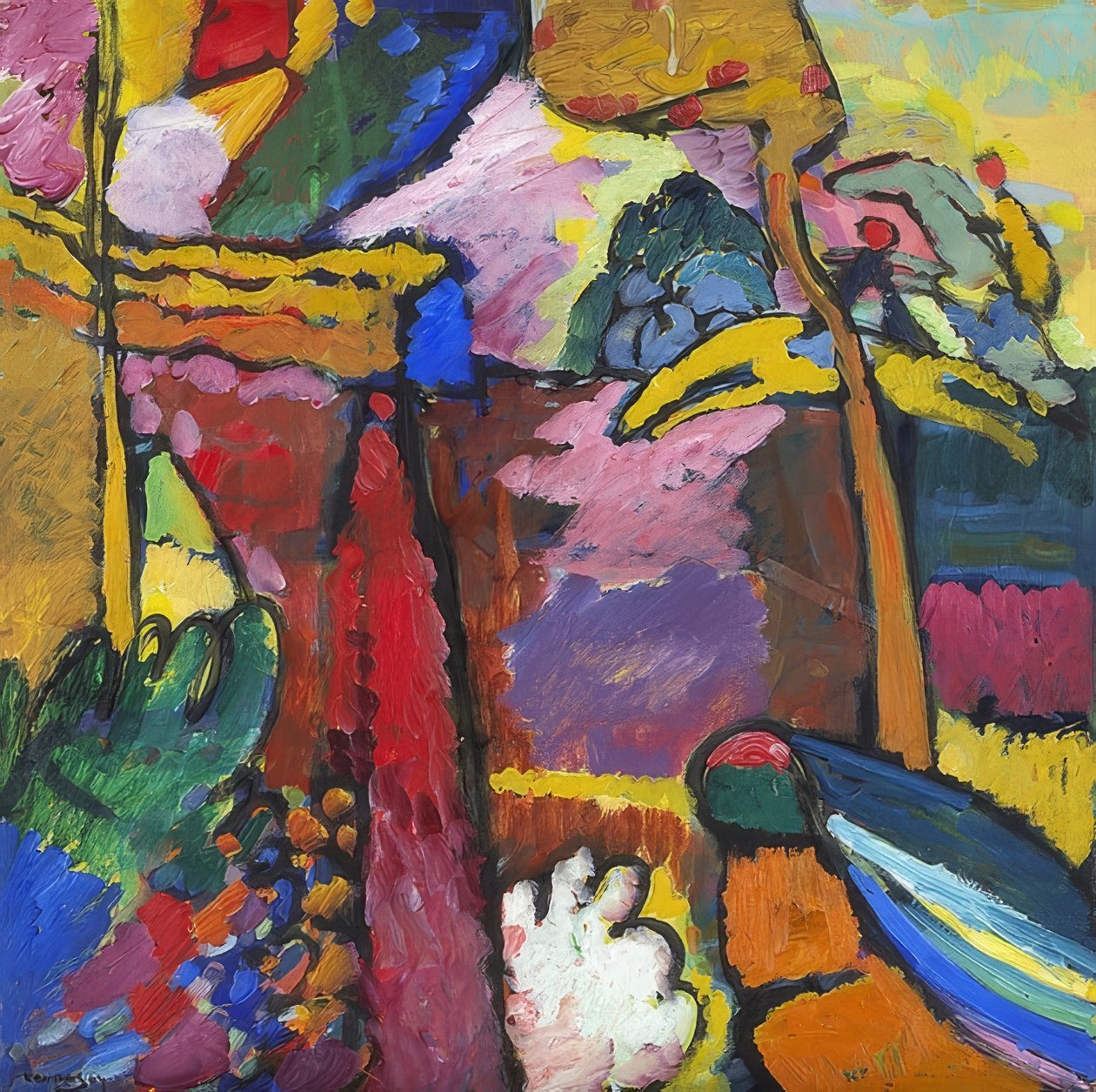Studium improwizacji V. 1910 autorstwa Wassily Kandinsky