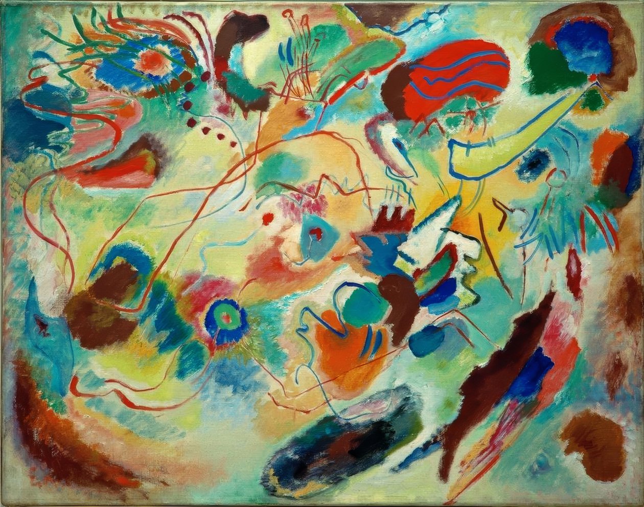 Studium Kompozycji VII autorstwa Wassily Kandinsky
