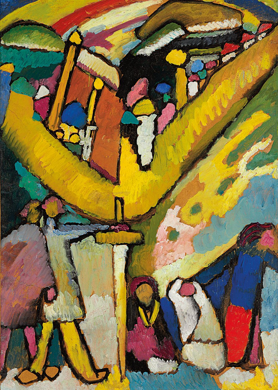 Studium do improwizacji 8 autorstwa Wassily Kandinsky