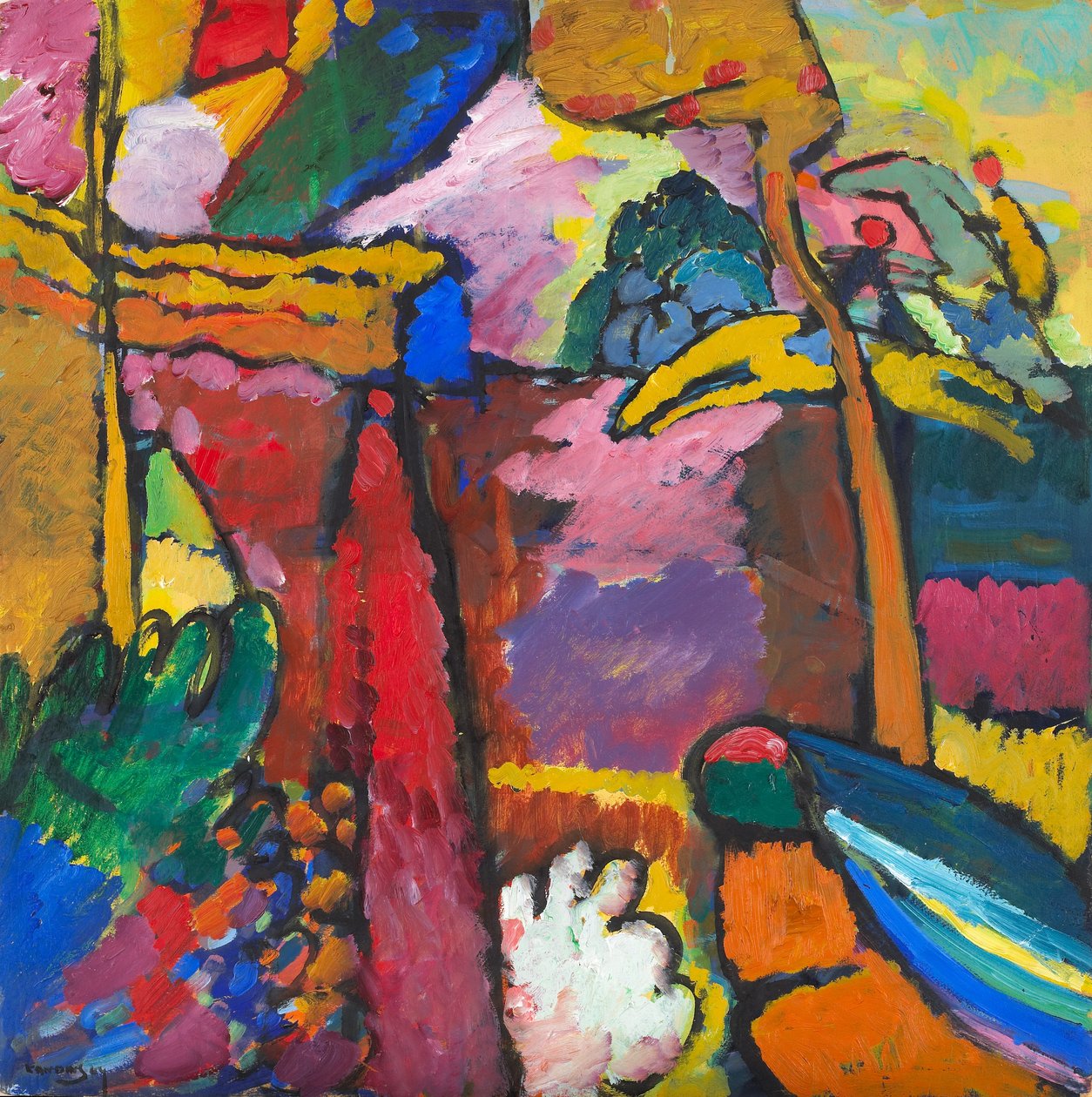 Studium improwizacji V autorstwa Wassily Kandinsky