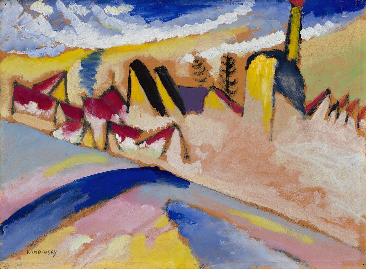 Studium Zimowe nr II 1910-1911. autorstwa Wassily Kandinsky