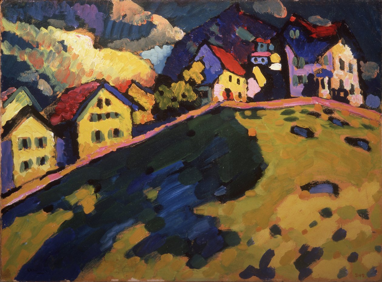 Letni krajobraz, 1909 autorstwa Wassily Kandinsky