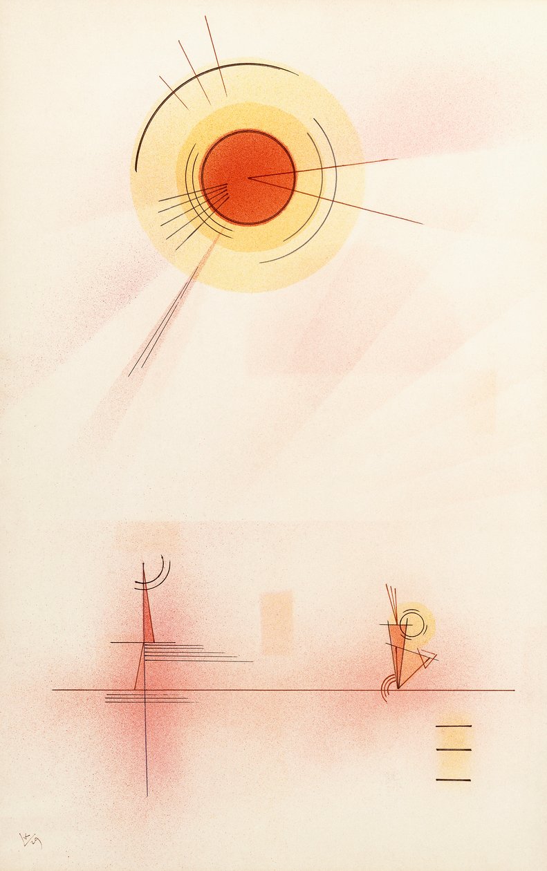 Światło słoneczne autorstwa Wassily Kandinsky