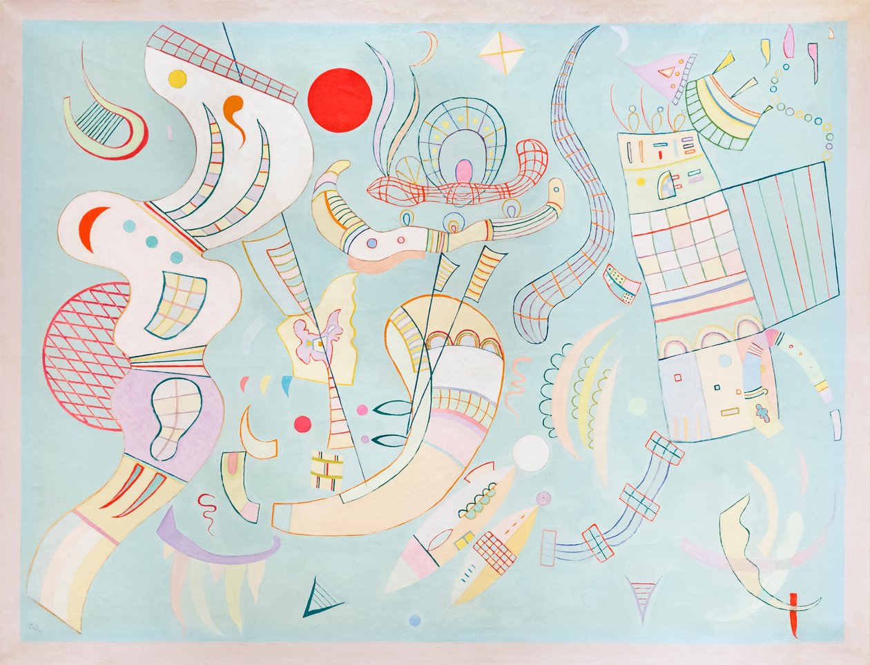 Wyczyść napięcia autorstwa Wassily Kandinsky