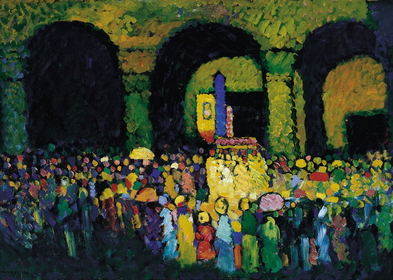 Ludwigskirche w Monachium, 1908 autorstwa Wassily Kandinsky