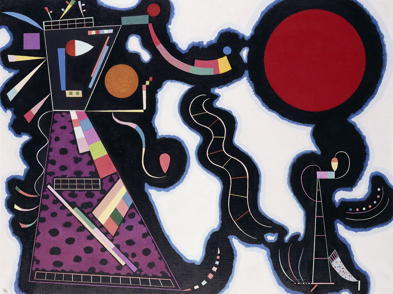 Czerwony Krąg; Der Rote Kreis autorstwa Wassily Kandinsky