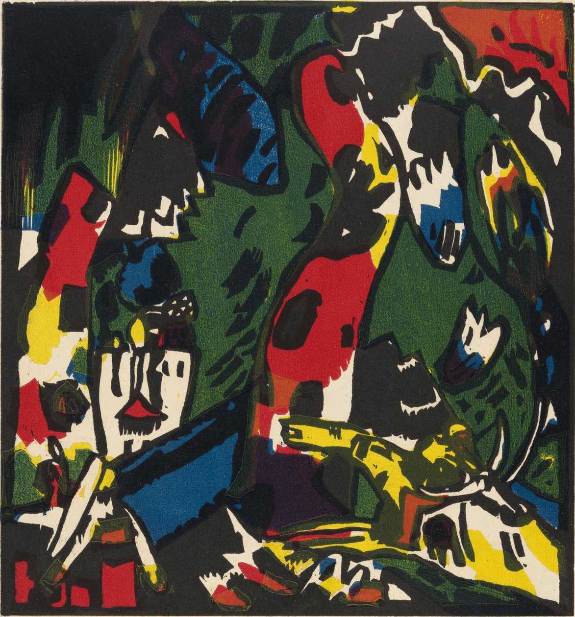 "Łucznik" Obraz Wasilija Kandinsky