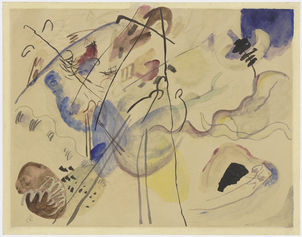 Bez tytułu (Improwizacja) autorstwa Wassily Kandinsky